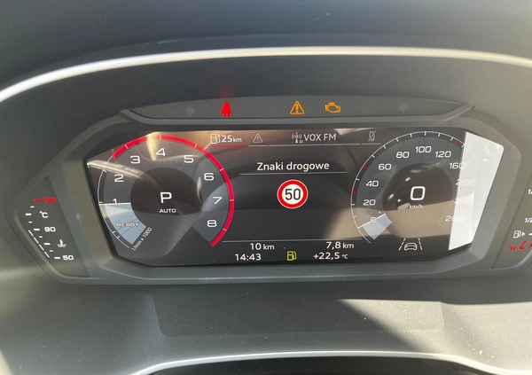 Audi Q3 cena 185556 przebieg: 8, rok produkcji 2024 z Rybnik małe 379